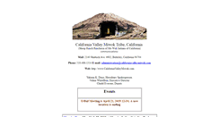 Desktop Screenshot of californiavalleymiwok.com